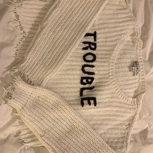 Wildfox “Trouble” sweater